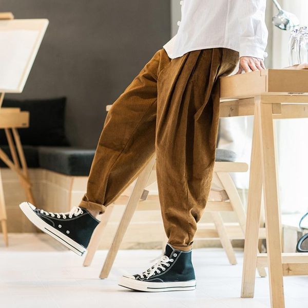autumn velvet male comfy sweatpants harem pant men japanese casual cotton trouser baggy corduroy solid harem pants1, Black
autumn velvet male comfy sweatpants harem pant men japanese casual cotton trouser baggy corduroy solid harem pants1, Black