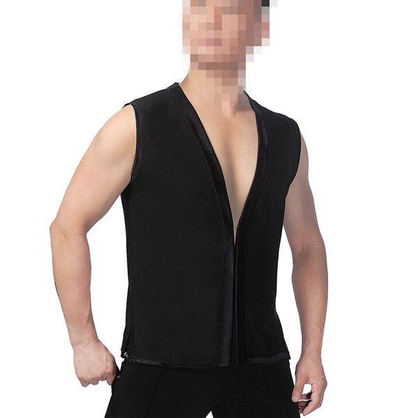 classic latin dance men costume black vest sleeveless coat male practice performance outfits standard ballroom dress i818, Black;red
classic latin dance men costume black vest sleeveless coat male practice performance outfits standard ballroom dress i818, Black;red