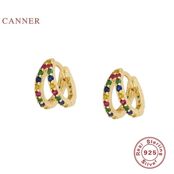 hoop & huggie canner double color diamond earrings hoops 925 sterling silver for women fashionable jewelry earring pendientes, Golden;silver
hoop & huggie canner double color diamond earrings hoops 925 sterling silver for women fashionable jewelry earring pendientes, Golden;silver