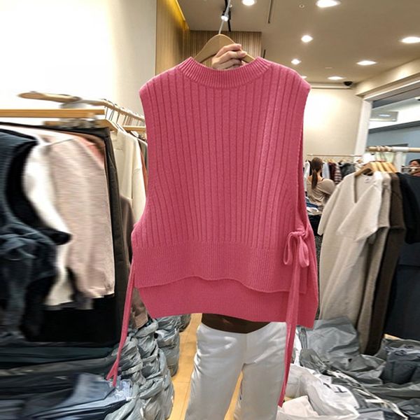 south korea east lace sweatergate autumn winter 2020 new short back long lace up vest sleeveless sweater sweater vest jacket y0yq7, White;black
south korea east lace sweatergate autumn winter 2020 new short back long lace up vest sleeveless sweater sweater vest jacket y0yq7, White;black