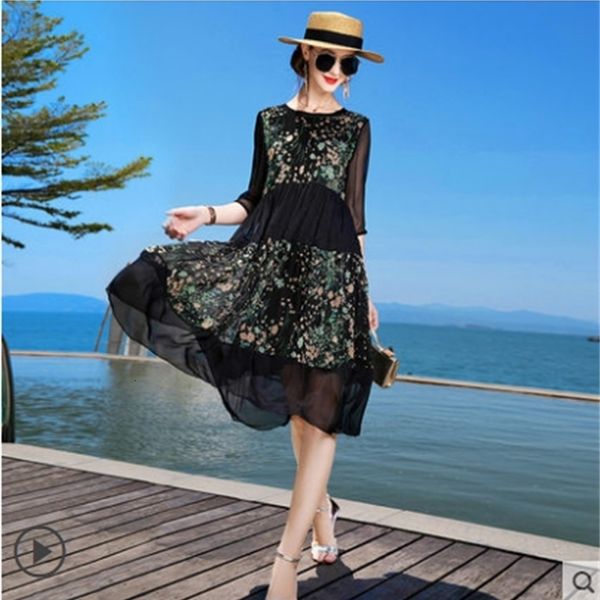 elegant silk dressed in luxury black dresses hawaiian plus size dress party bathrobe women's summer t0sy, Black;gray
elegant silk dressed in luxury black dresses hawaiian plus size dress party bathrobe women's summer t0sy, Black;gray