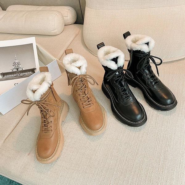 boots female 2021 leather thickening velvet short with in restoring ancient ways of england1, Black
boots female 2021 leather thickening velvet short with in restoring ancient ways of england1, Black