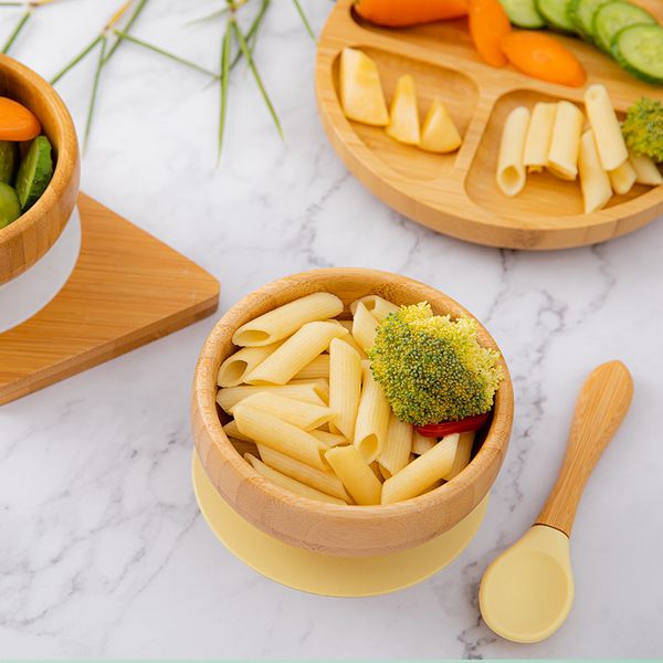 /set baby feeding bowl baby dinner plate wooden feeding dinnerware with silicone suction cup wooden spoon children's goods lj201221
/set baby feeding bowl baby dinner plate wooden feeding dinnerware with silicone suction cup wooden spoon children's goods lj201221