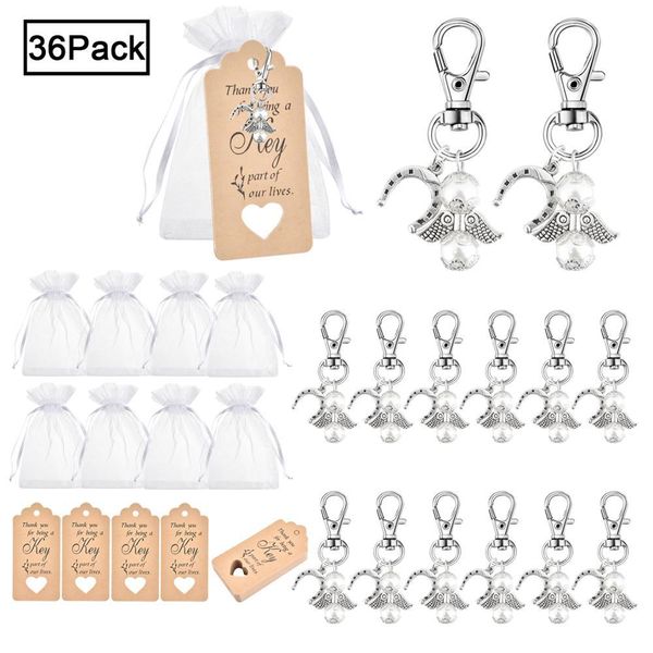 36/48 sets angel keyring key chain organza bag lucky horseshoe christening wedding party favors baby shower gifts 1027
36/48 sets angel keyring key chain organza bag lucky horseshoe christening wedding party favors baby shower gifts 1027