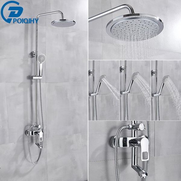 poiqihy 1 set chrome ванной осадки смеситель для душа set rotate носик смеситель с ручным опрыскивателем настенной ванны душ комплектами yxl
poiqihy 1 set chrome ванной осадки смеситель для душа set rotate носик смеситель с ручным опрыскивателем настенной ванны душ комплектами yxl