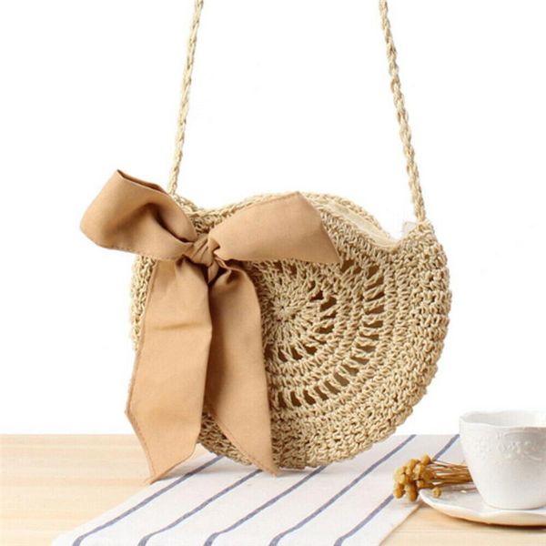 women's straw woven ratton shoulder bag new round fluffy holiday tote handbag ladies' fashion soild bowknot beach crossbody bags
women's straw woven ratton shoulder bag new round fluffy holiday tote handbag ladies' fashion soild bowknot beach crossbody bags