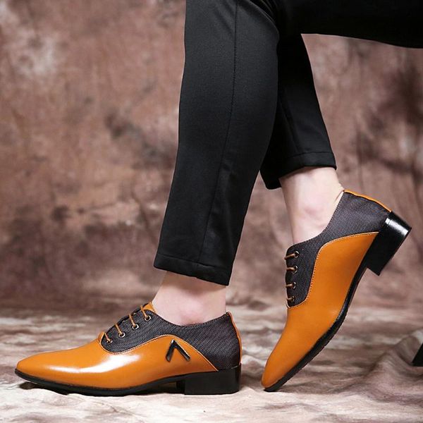 fashion pointed toe business wedding patent leather oxford shoes men formal for men dress shoes 7.11, Black
fashion pointed toe business wedding patent leather oxford shoes men formal for men dress shoes 7.11, Black