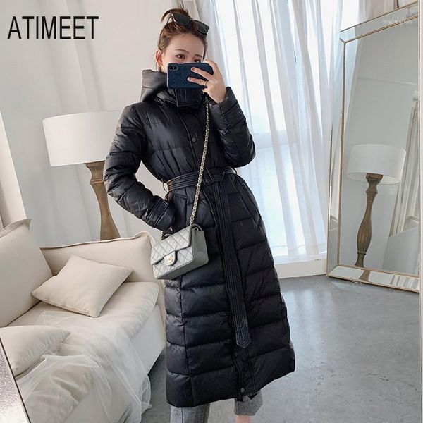 women's down & parkas long jackets hooded white duck women winter casual style warm coats and female outwear1, Black
women's down & parkas long jackets hooded white duck women winter casual style warm coats and female outwear1, Black