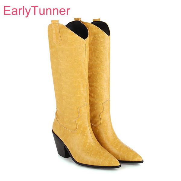 boots 2021 winter brand comfortable yellow white women riding fashion pointed toe high heels lady shoes big size 11 43 45 48, Black
boots 2021 winter brand comfortable yellow white women riding fashion pointed toe high heels lady shoes big size 11 43 45 48, Black