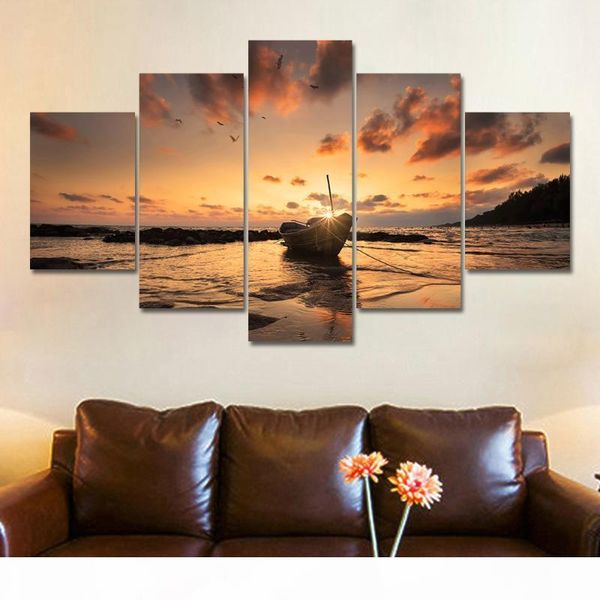 frame hd printed modern canvas living room 5 panel boat sunset sea view pictures painting wall art modular poster home decor
frame hd printed modern canvas living room 5 panel boat sunset sea view pictures painting wall art modular poster home decor