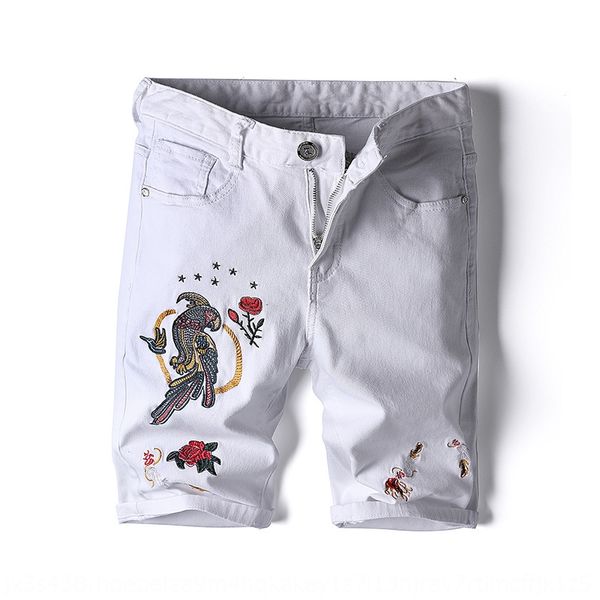 men's new parrot rose pattern white capris in summer of 2019 men's new parrot rose pattern embroidery embroidery white capris in s, Blue
men's new parrot rose pattern white capris in summer of 2019 men's new parrot rose pattern embroidery embroidery white capris in s, Blue
