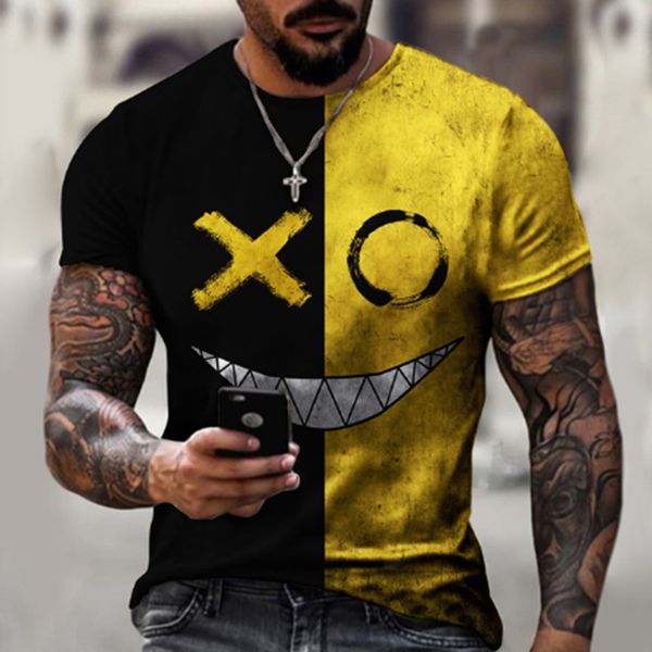 new men's t-shirts handsome xoxo pattern 3d printed hip hop t-shirt summer fashion men's street casual trendy sweatshirt male o-ne, White;black
new men's t-shirts handsome xoxo pattern 3d printed hip hop t-shirt summer fashion men's street casual trendy sweatshirt male o-ne, White;black
