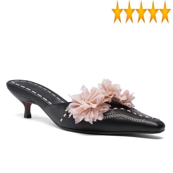 sandals leather cowhide rome real women summer pointed toe black stiletto slippers leisure thin heel office lady
sandals leather cowhide rome real women summer pointed toe black stiletto slippers leisure thin heel office lady