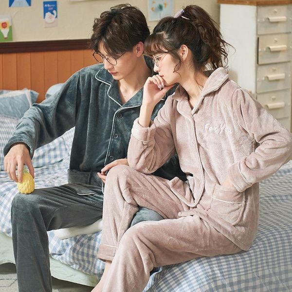 women's sleepwear 2021 pajamas female winter couple coral fleece warm simple and comfortable flannel home service sleep clothes, Black;red
women's sleepwear 2021 pajamas female winter couple coral fleece warm simple and comfortable flannel home service sleep clothes, Black;red