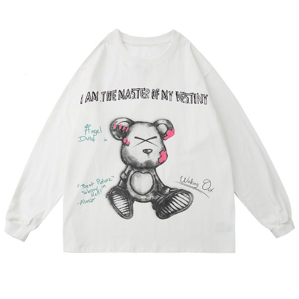 2021 new streetwear bear print long sleeve cotton oversized tshirts hip hop harajuku t shirt casual autumn tees s9q5, White;black
2021 new streetwear bear print long sleeve cotton oversized tshirts hip hop harajuku t shirt casual autumn tees s9q5, White;black