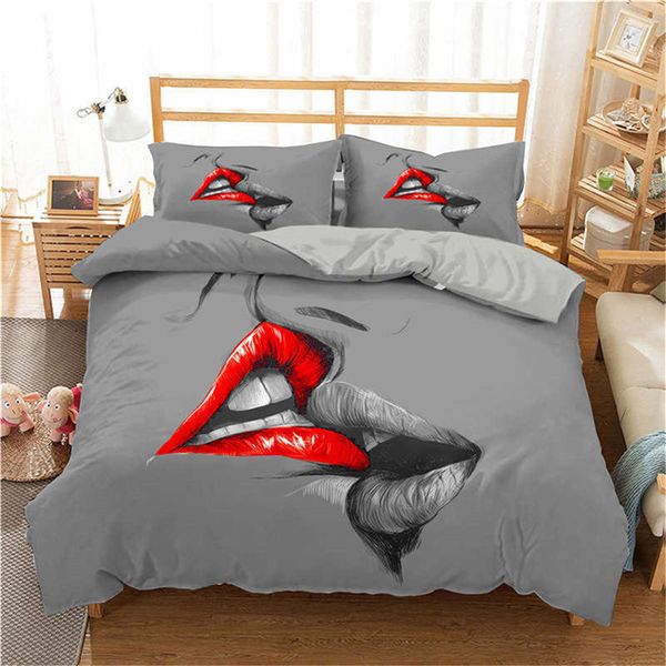 zeimon 3d bedding set lips print duvet cover set bedclothes with pillowcase lifelike home textiles queen king size bed set
zeimon 3d bedding set lips print duvet cover set bedclothes with pillowcase lifelike home textiles queen king size bed set
