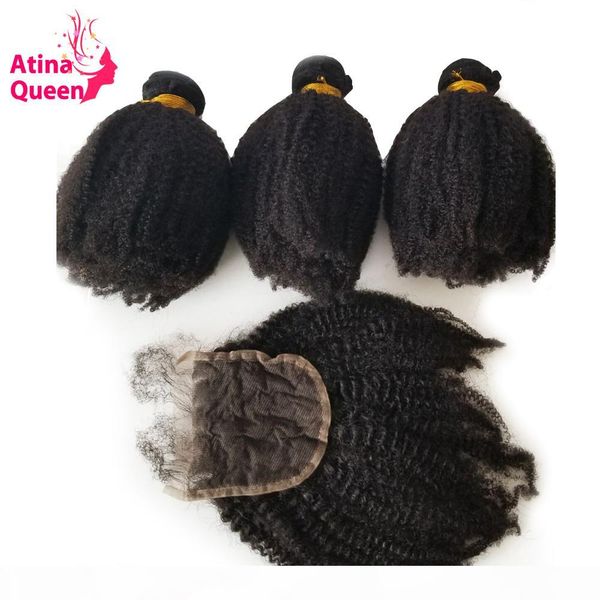 atina queen mongolian tight afro kinky curly bundles with closure remy human hair weave lace closure with baby hair 4pcs lot, Black;brown
atina queen mongolian tight afro kinky curly bundles with closure remy human hair weave lace closure with baby hair 4pcs lot, Black;brown