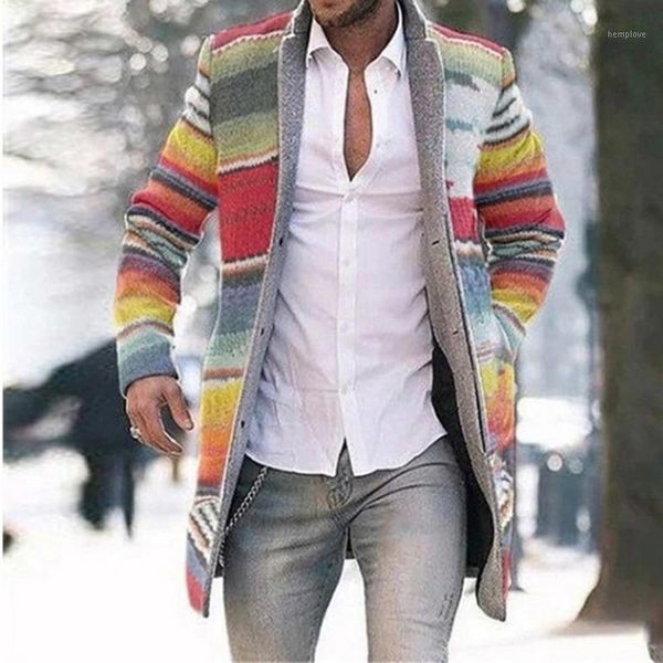 winter men warm coat long sleeve male rainbow print slim long single-breasted wool blends coa streetwear cool jackets cardigan1, Black
winter men warm coat long sleeve male rainbow print slim long single-breasted wool blends coa streetwear cool jackets cardigan1, Black