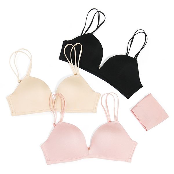 adjustable bra set wireless bra new low waist panties womens underwear womens push up bra, Red;black
adjustable bra set wireless bra new low waist panties womens underwear womens push up bra, Red;black