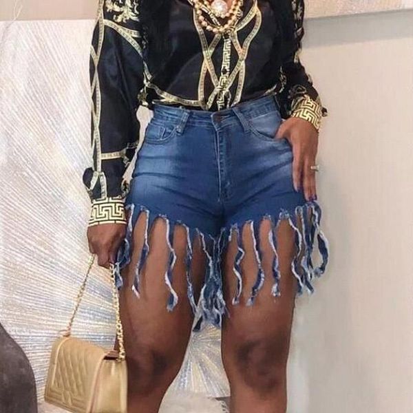tassel denim shorts women straight fashion high waist short jeans summer streetwear casual shorts plus size, White;black
tassel denim shorts women straight fashion high waist short jeans summer streetwear casual shorts plus size, White;black