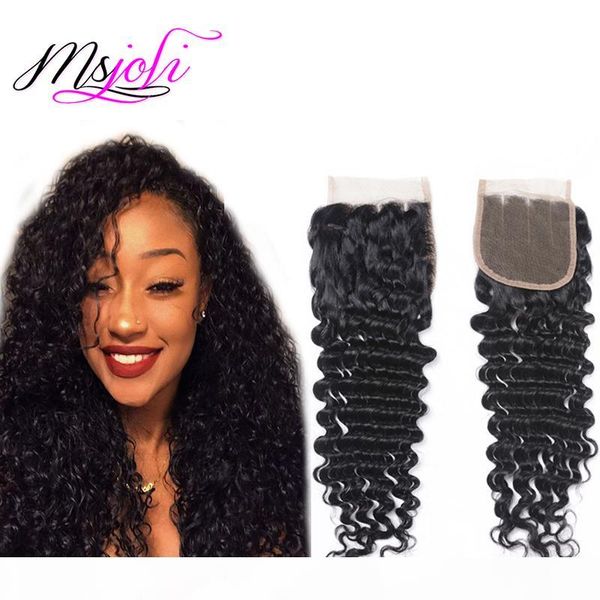 mongolian virgin human hair deep wave natural color 4x4 lace closure middle three parts 6-22 inch msjoli 2017 selling, Black;brown
mongolian virgin human hair deep wave natural color 4x4 lace closure middle three parts 6-22 inch msjoli 2017 selling, Black;brown