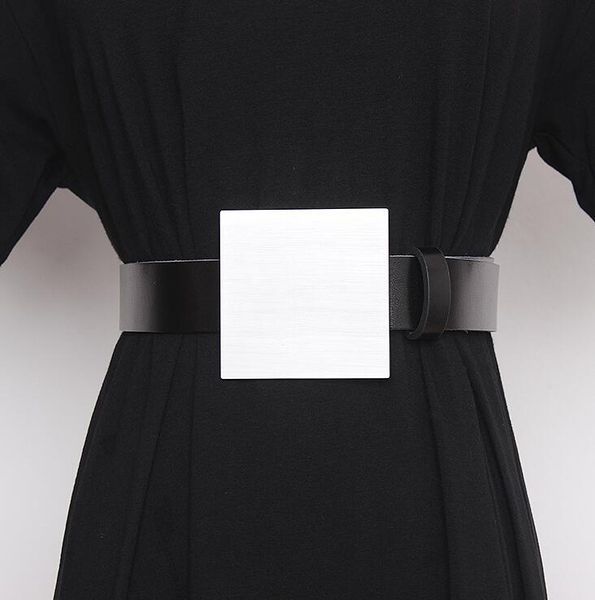 women's runway fashion metal buckle genuine leather cummerbunds female dress corsets waistband belts decoration wide belt r2331, Black;brown
women's runway fashion metal buckle genuine leather cummerbunds female dress corsets waistband belts decoration wide belt r2331, Black;brown