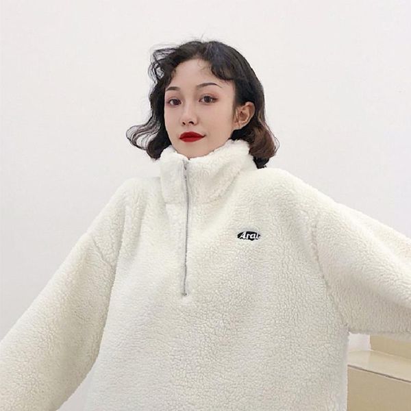 outdoor jackets&hoodies half-high collar sweater fleece thickened women's autumn winter sport windbreaker fashion lamb wool coat1, Blue;black
outdoor jackets&hoodies half-high collar sweater fleece thickened women's autumn winter sport windbreaker fashion lamb wool coat1, Blue;black