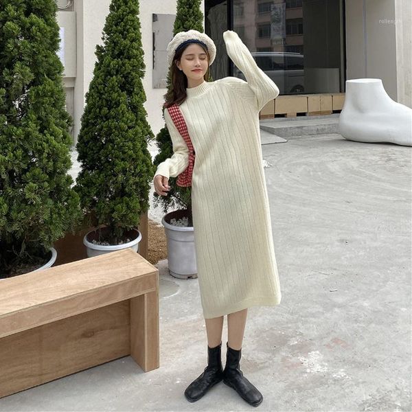 women dress winter 2021 knit loose long dresses vestido de mujer women maxi dress1, Black;gray
women dress winter 2021 knit loose long dresses vestido de mujer women maxi dress1, Black;gray