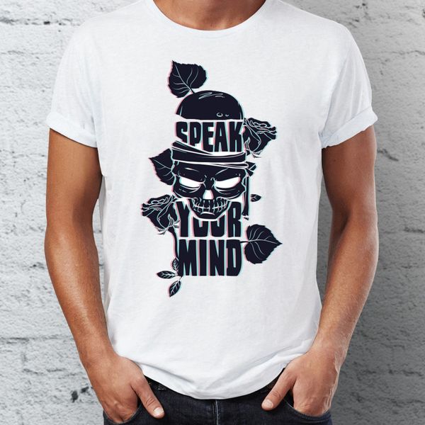 men's t shirt skull speak your mind cool artsy tee sport hooded sweatshirt hoodie
men's t shirt skull speak your mind cool artsy tee sport hooded sweatshirt hoodie