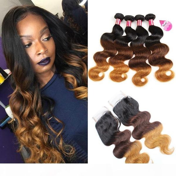 brazilian ombre body wave bundles with closure 3 tone blonde 1b 4 27 ombre brazilian body wave human hair extensions with 4x4 closure, Black
brazilian ombre body wave bundles with closure 3 tone blonde 1b 4 27 ombre brazilian body wave human hair extensions with 4x4 closure, Black