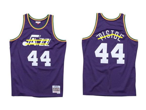 mens basketball utah jazz 44 pete maravich pistoc mitchell & ness 1974-75 hardwoods classics authentic jersey, Black;red
mens basketball utah jazz 44 pete maravich pistoc mitchell & ness 1974-75 hardwoods classics authentic jersey, Black;red