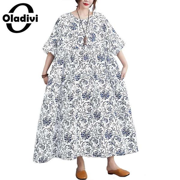 casual dresses oladivi oversized clothing plus size women fashion print summer short sleeve long dress lady loose tunics 8xl 7xl, Black;gray
casual dresses oladivi oversized clothing plus size women fashion print summer short sleeve long dress lady loose tunics 8xl 7xl, Black;gray