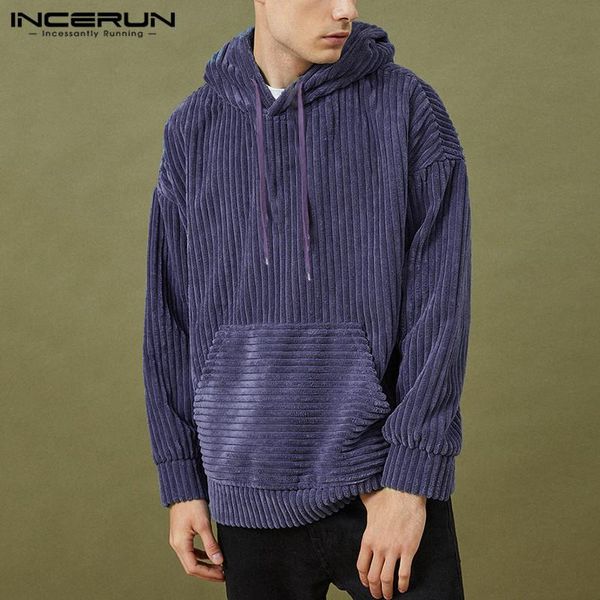men corduroy hoodies solid color hooded vintage long sleeve pockets sweatshirts 2020 autumn spring casual mens pullovers incerun, Black
men corduroy hoodies solid color hooded vintage long sleeve pockets sweatshirts 2020 autumn spring casual mens pullovers incerun, Black