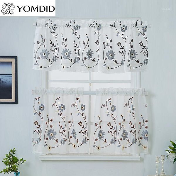 embroidered flower pattern curtain short coffee tulle curtains for the living room modern sheer polyester cotton curtain voile1
embroidered flower pattern curtain short coffee tulle curtains for the living room modern sheer polyester cotton curtain voile1