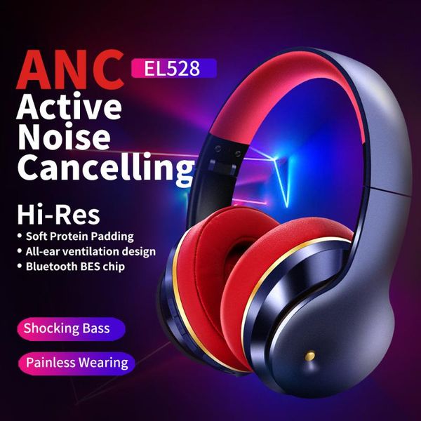 headphones & earphones wireless headphone hifi anc active noise cancelling bluetooth v5.0 over ear headset for phone 
headphones & earphones wireless headphone hifi anc active noise cancelling bluetooth v5.0 over ear headset for phone
