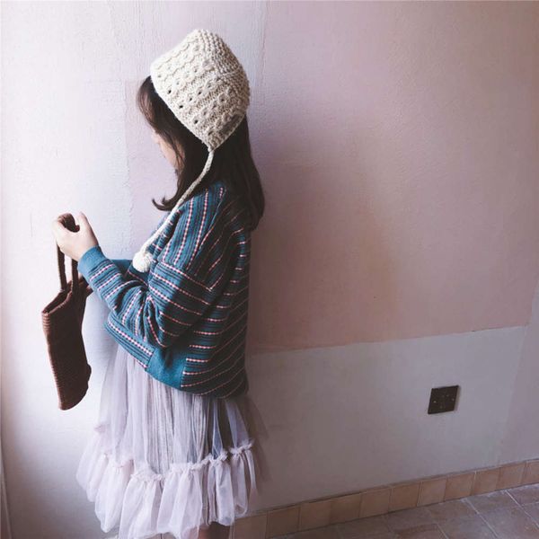 winter korean autumn big new and version girl dot line stripe fort green contrast color bottomed pullover children's sweater gdxb, Blue
winter korean autumn big new and version girl dot line stripe fort green contrast color bottomed pullover children's sweater gdxb, Blue