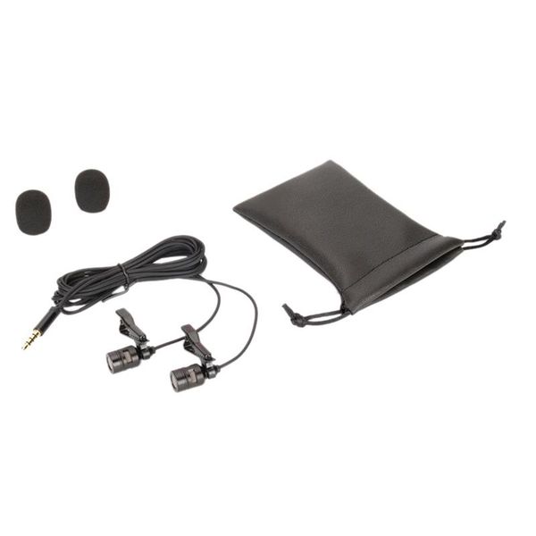professional microphone dual-head lavalier microphone condenser mic camera mic for android dslr sony nikon camera
professional microphone dual-head lavalier microphone condenser mic camera mic for android dslr sony nikon camera