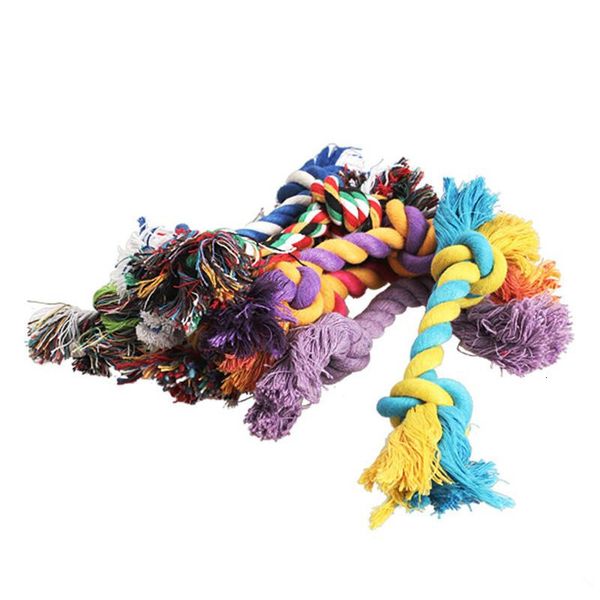 durable knot cotton braided pets chews colorful bone rope 18cm funny dog cat toys
durable knot cotton braided pets chews colorful bone rope 18cm funny dog cat toys