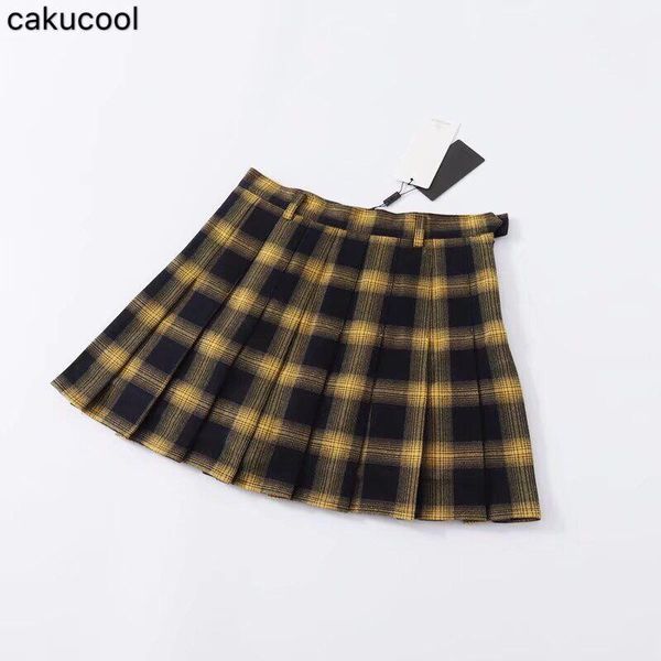 college wind four seasons hundred sets of high waist slim yellow chequered hundred pleats skirt anti-wear a-shaped tennis skirt1, Black
college wind four seasons hundred sets of high waist slim yellow chequered hundred pleats skirt anti-wear a-shaped tennis skirt1, Black