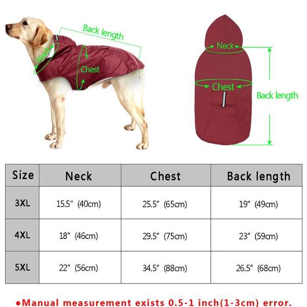 pet large dog raincoat waterproof big dog clothes outdoor coat rain jacket for golden retriever labrador husky big dogs bbyqez
pet large dog raincoat waterproof big dog clothes outdoor coat rain jacket for golden retriever labrador husky big dogs bbyqez