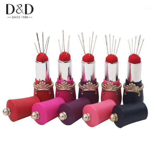 5 colors portable sewing pin cushion lipstick shape elastic diy handcraft sewing tools accessories 7.6*2.5cm1, Black
5 colors portable sewing pin cushion lipstick shape elastic diy handcraft sewing tools accessories 7.6*2.5cm1, Black