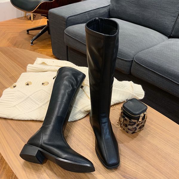 2021 winter women's fashions round-headed flat block trend pastel boots brown lady luxury shoes icw1, Black
2021 winter women's fashions round-headed flat block trend pastel boots brown lady luxury shoes icw1, Black