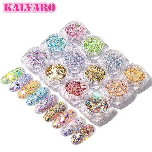 nail art decorations kalvaro mermaid glitter flakes sparkly 3d hexagon colorful sequins spangles polish make-up manicure nails, Silver;gold
nail art decorations kalvaro mermaid glitter flakes sparkly 3d hexagon colorful sequins spangles polish make-up manicure nails, Silver;gold
