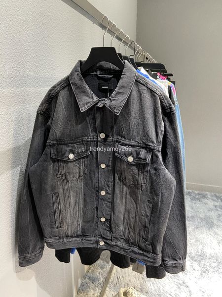 women's jackets autumn and winter high version b home dissolved smiling face printing washing water used jacket loose men's women&, Black;brown
women's jackets autumn and winter high version b home dissolved smiling face printing washing water used jacket loose men's women&, Black;brown