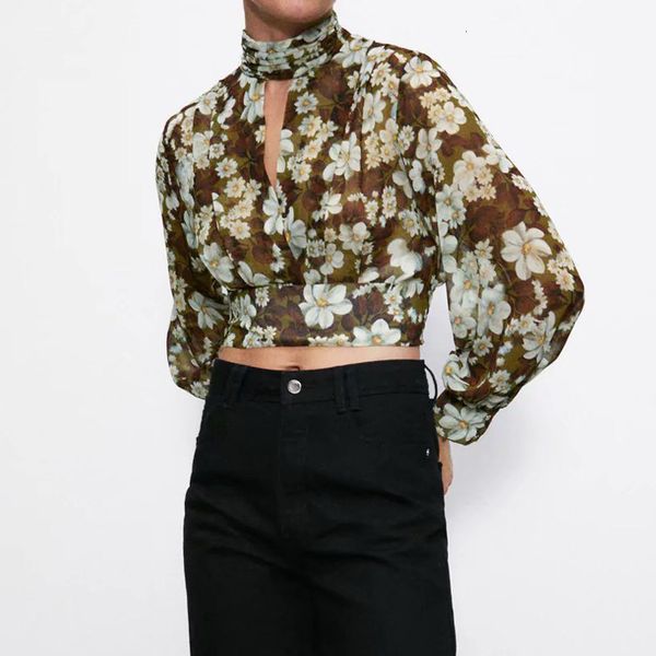 2021 women spring autumn shirts new arrival long-sleeved floral print short shirt pullover lady outerwear 36km, White
2021 women spring autumn shirts new arrival long-sleeved floral print short shirt pullover lady outerwear 36km, White
