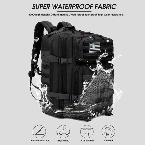outdoor bags 50l large capacity man army tactical backpacks assault 3p waterproof molle pack for camping hunting bag1 
outdoor bags 50l large capacity man army tactical backpacks assault 3p waterproof molle pack for camping hunting bag1