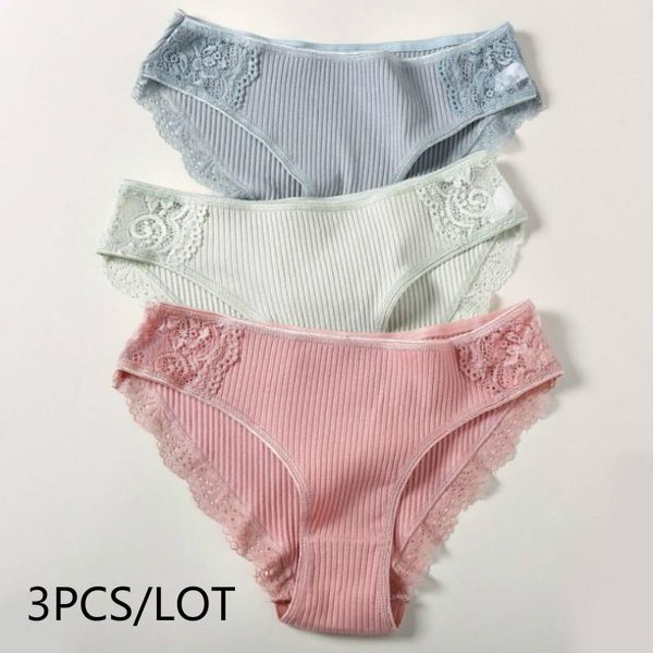 women's panties 3pcs/set cotton underwear comfort underpants floral lace briefs for woman low-rise pantys intimates l xl, Black;pink
women's panties 3pcs/set cotton underwear comfort underpants floral lace briefs for woman low-rise pantys intimates l xl, Black;pink