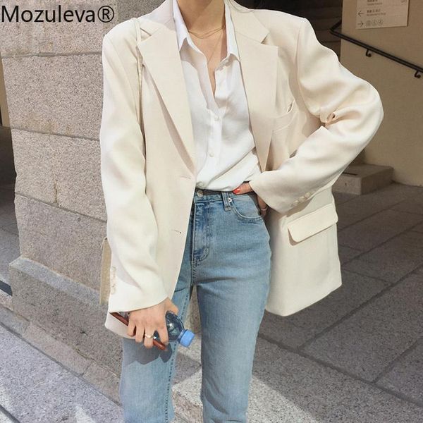 mozuleva loose outerwear women suit jacket spring summer female jacke 2020 elegant chic single-breasted women blazer femme, White;black
mozuleva loose outerwear women suit jacket spring summer female jacke 2020 elegant chic single-breasted women blazer femme, White;black