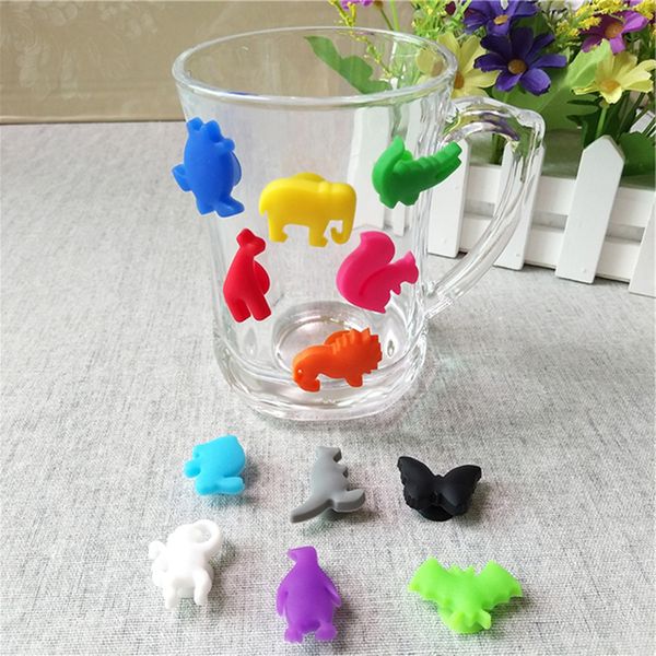 suction animal dedicated 12pcs/ party cup set glass label silicone wine glasses recognizer marker tea accessories
suction animal dedicated 12pcs/ party cup set glass label silicone wine glasses recognizer marker tea accessories