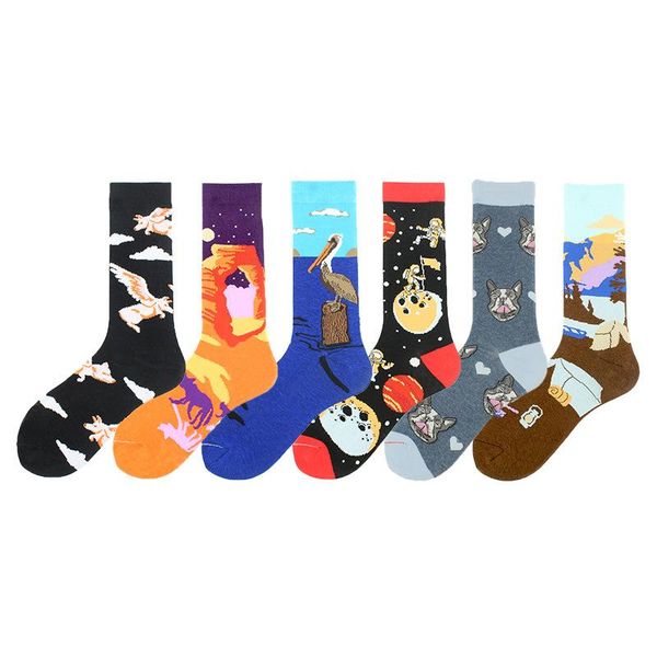 men's socks animal sock mens crew creative man lovers sox cotton autumn winter fashion trendy calcetines, Black
men's socks animal sock mens crew creative man lovers sox cotton autumn winter fashion trendy calcetines, Black